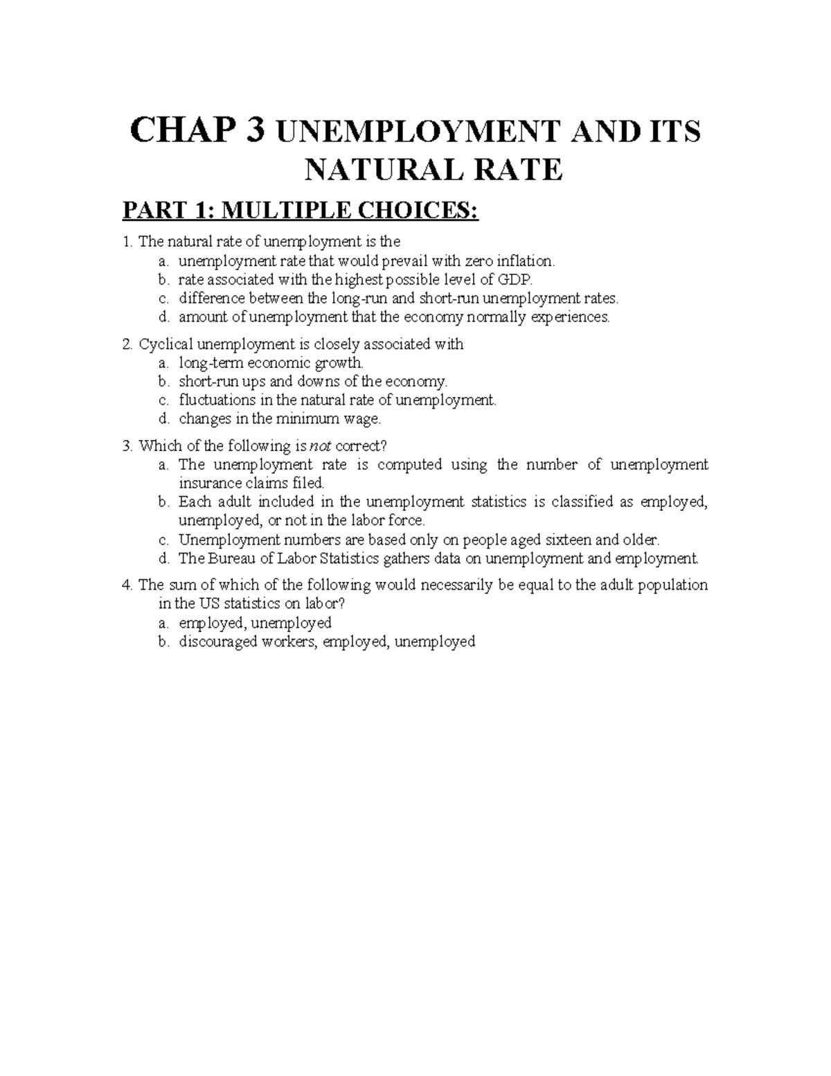 The Natural Rate Of Unemployment Is The Quizlet - y58qbo1