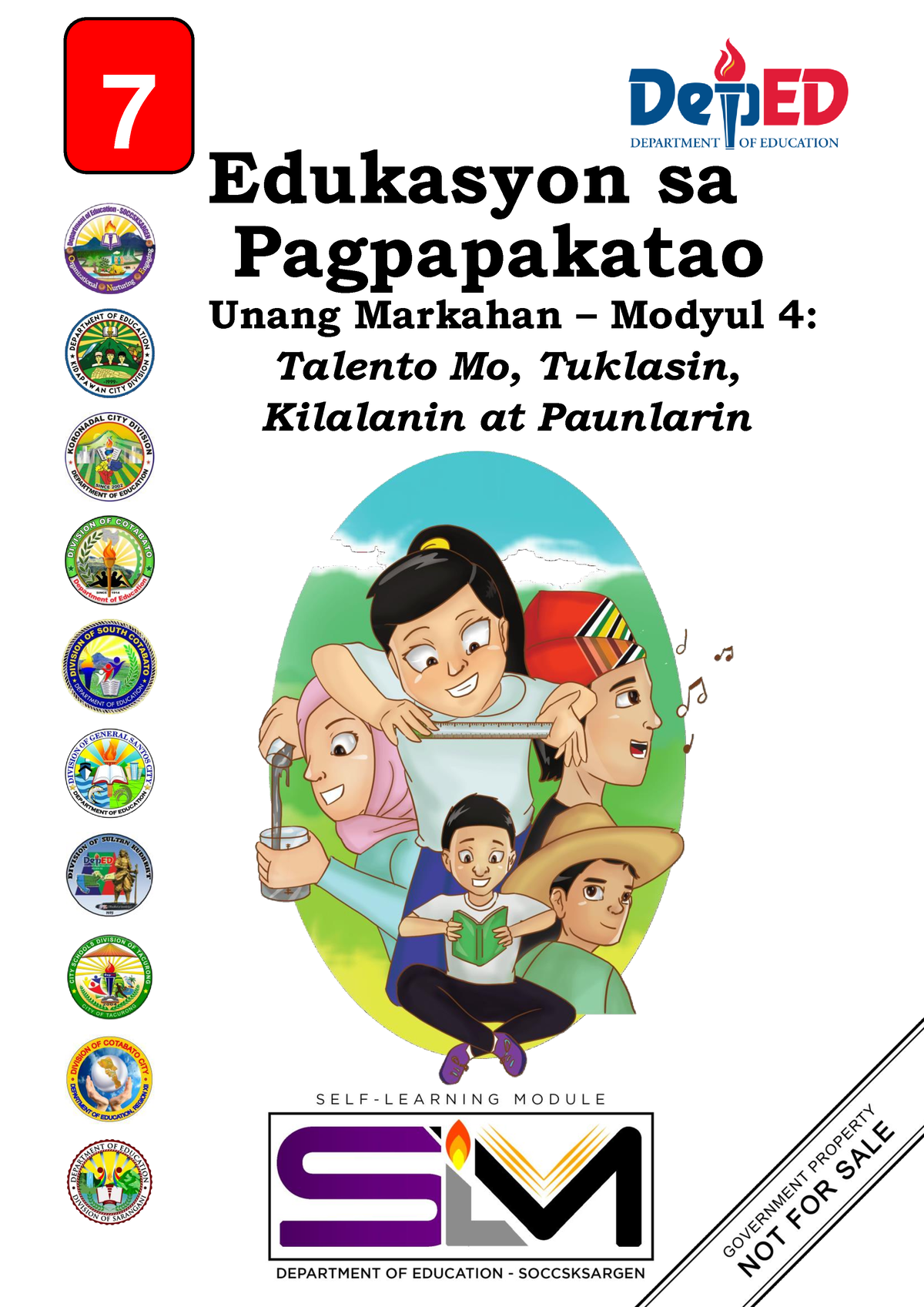 ESP7-Q1-M4 - SELF LEARNING MATERIALS - Edukasyon Sa Pagpapakatao Unang ...