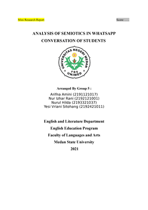 International Journal of English and Literature - semiotics in the whatsapp  conversations of undergraduate students of obafemi awolowo university, ile  ife, osun state, nigeria