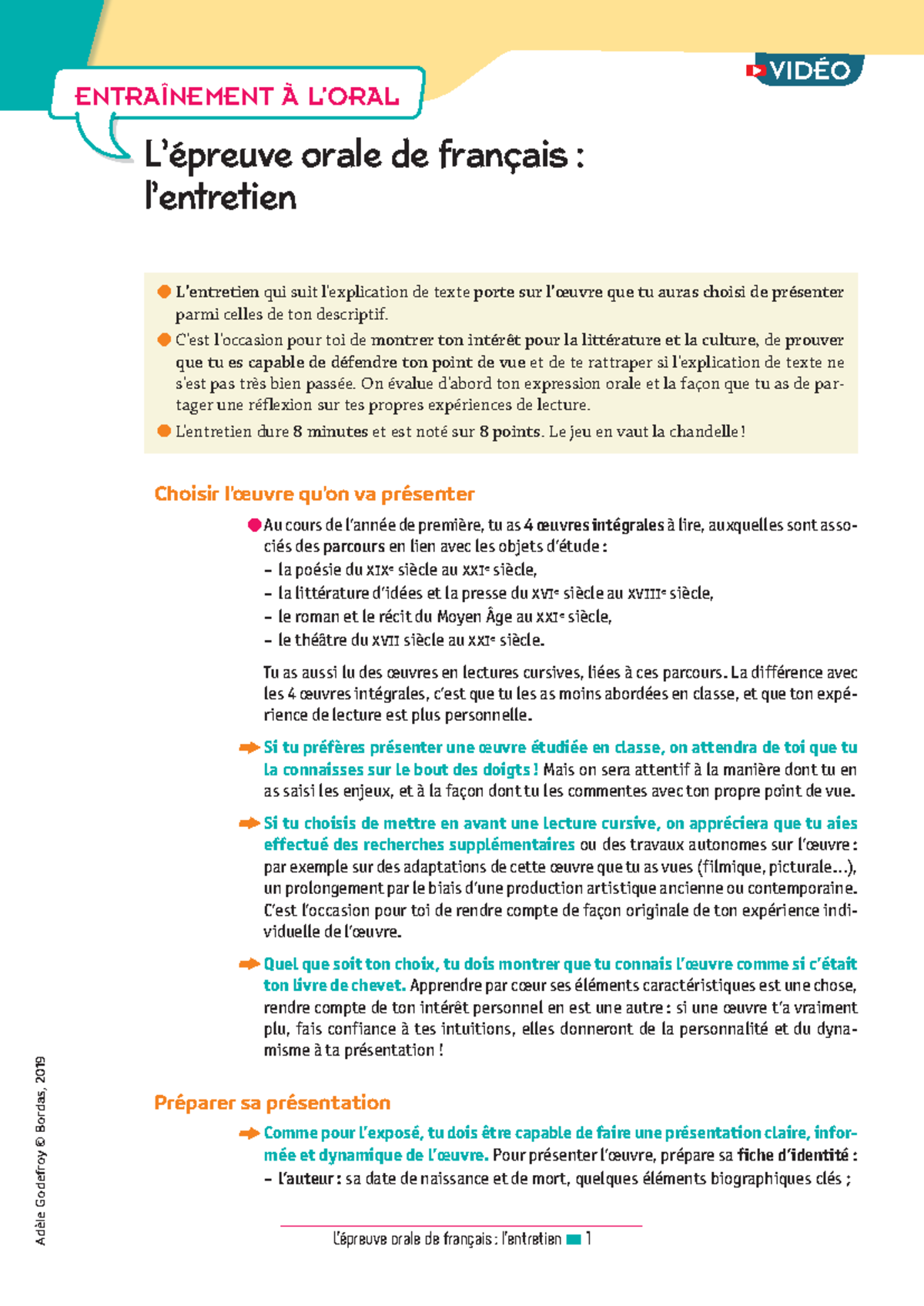 Questions Entretien Oral De Français – QKWD