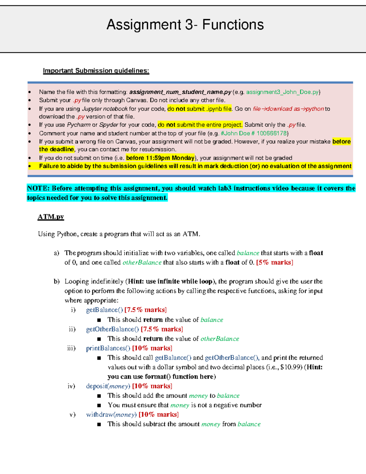 assignment 3 function approximation and control