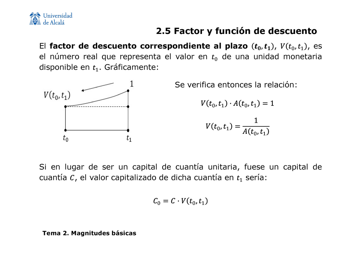 factor-y-funcion-de-descuento-el-factor-de-descuento-correspondiente