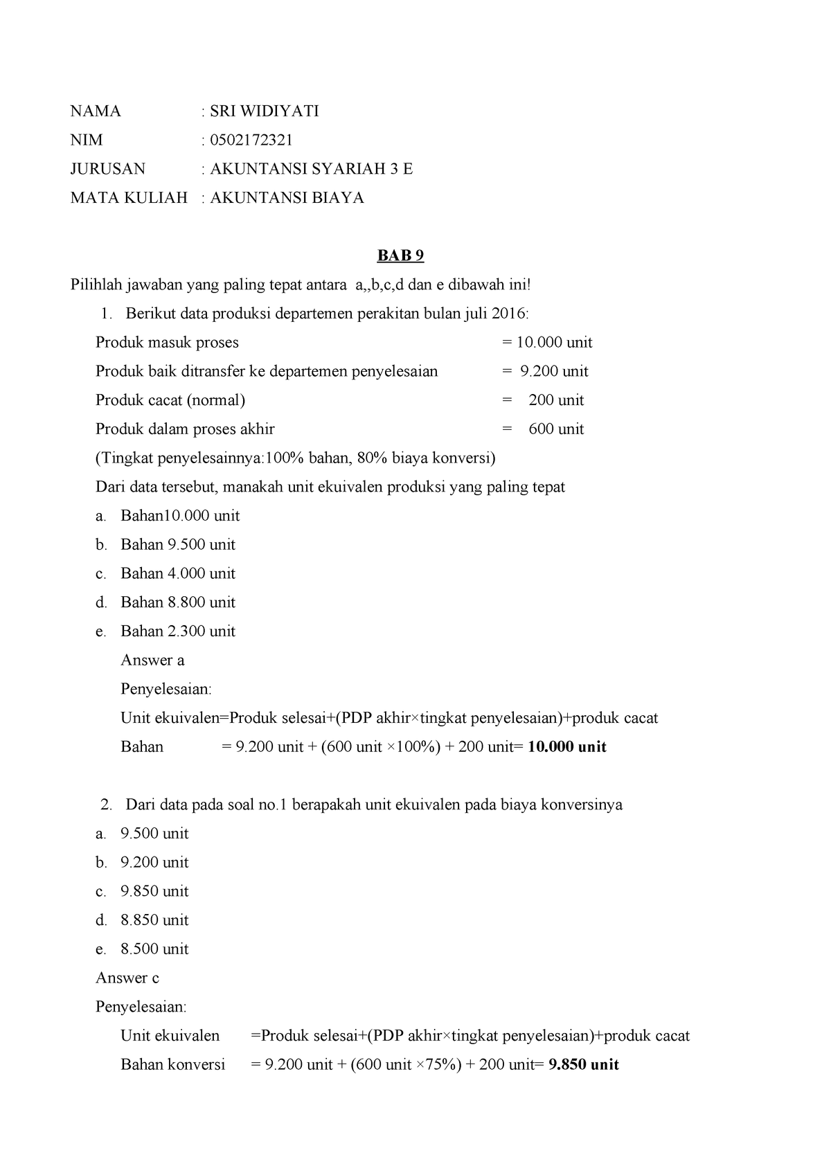 Contoh Soal Psikotes Pt G Tim