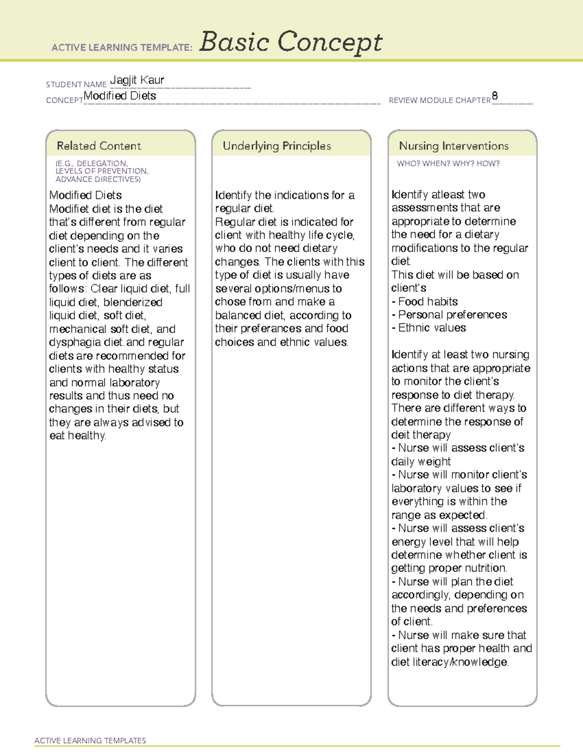 modified-diet-template-active-learning-templates-basic-concept