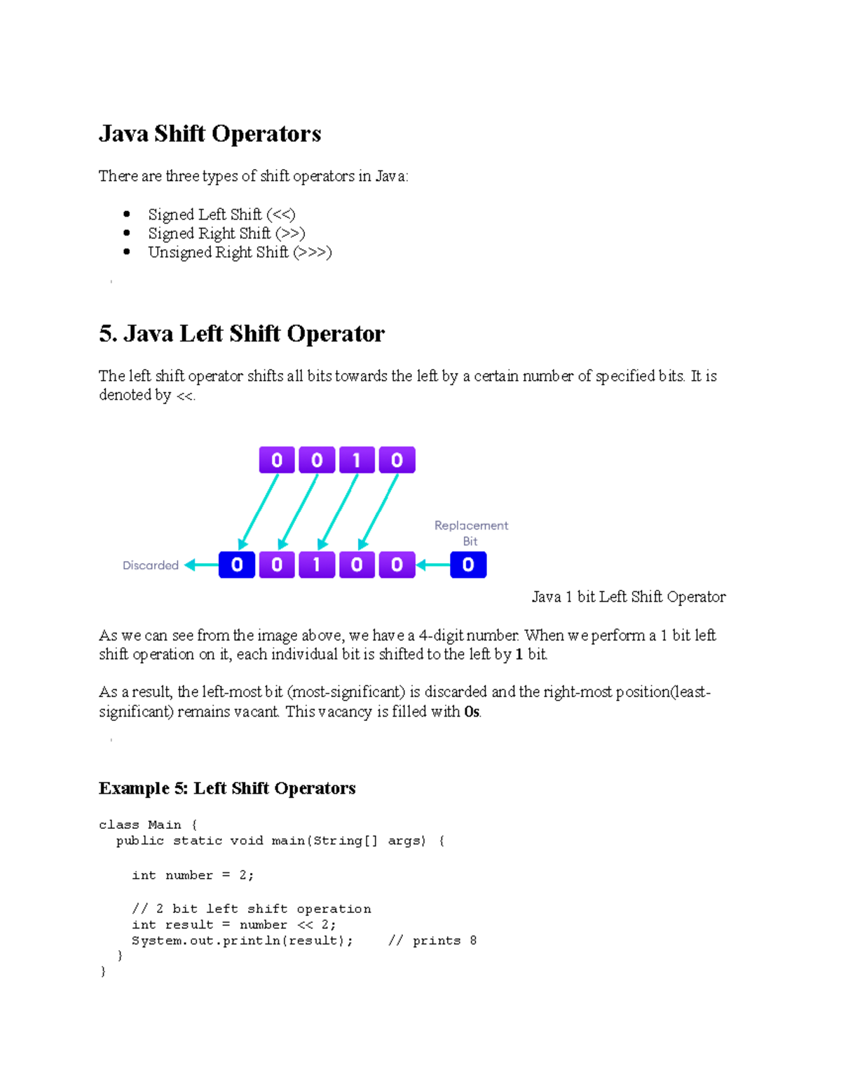 java-shift-operators-java-shift-operators-there-are-three-types-of