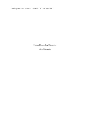 Professional Identity Statement - School counselors promote the ...