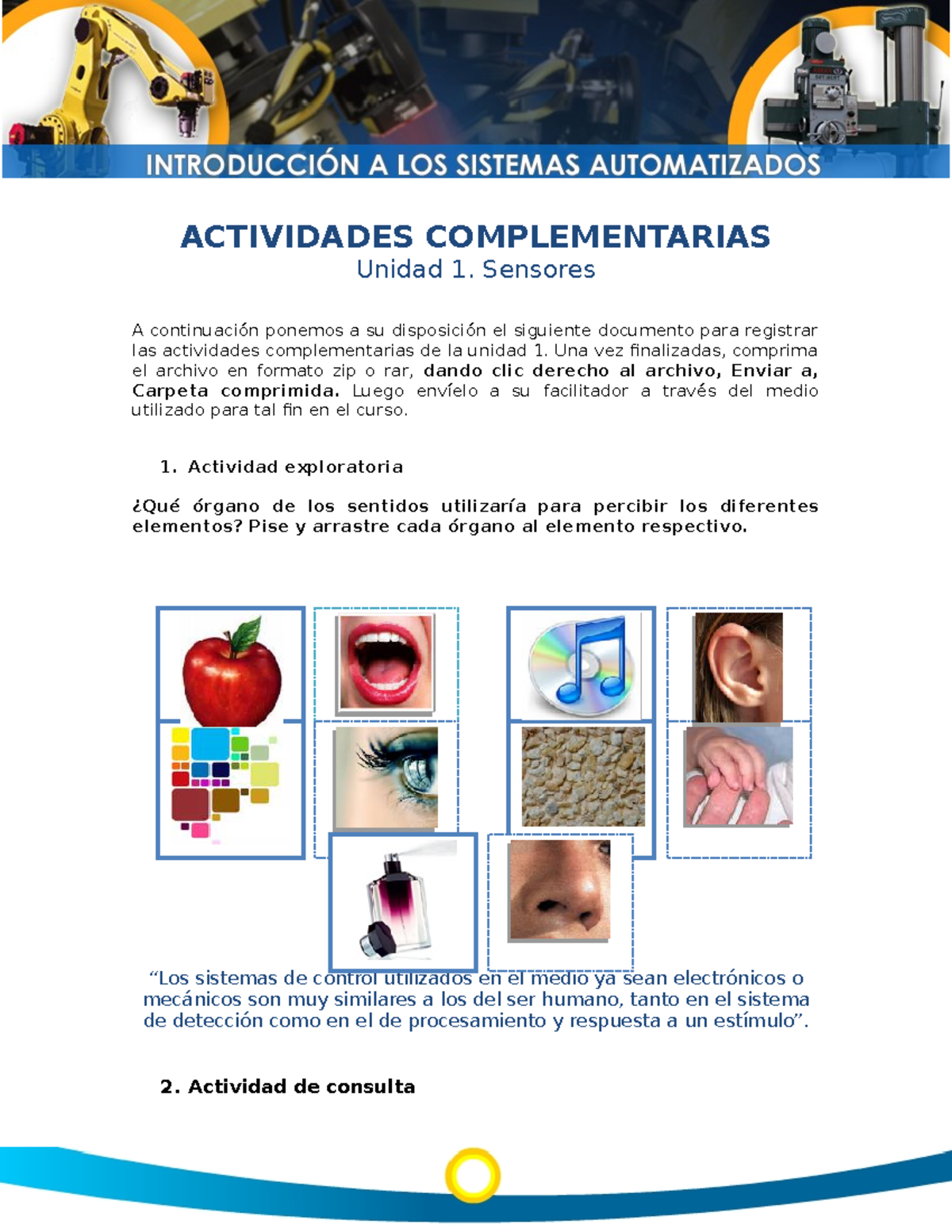 Actividad Complementaria U1 - ACTIVIDADES COMPLEMENTARIAS Unidad 1 ...