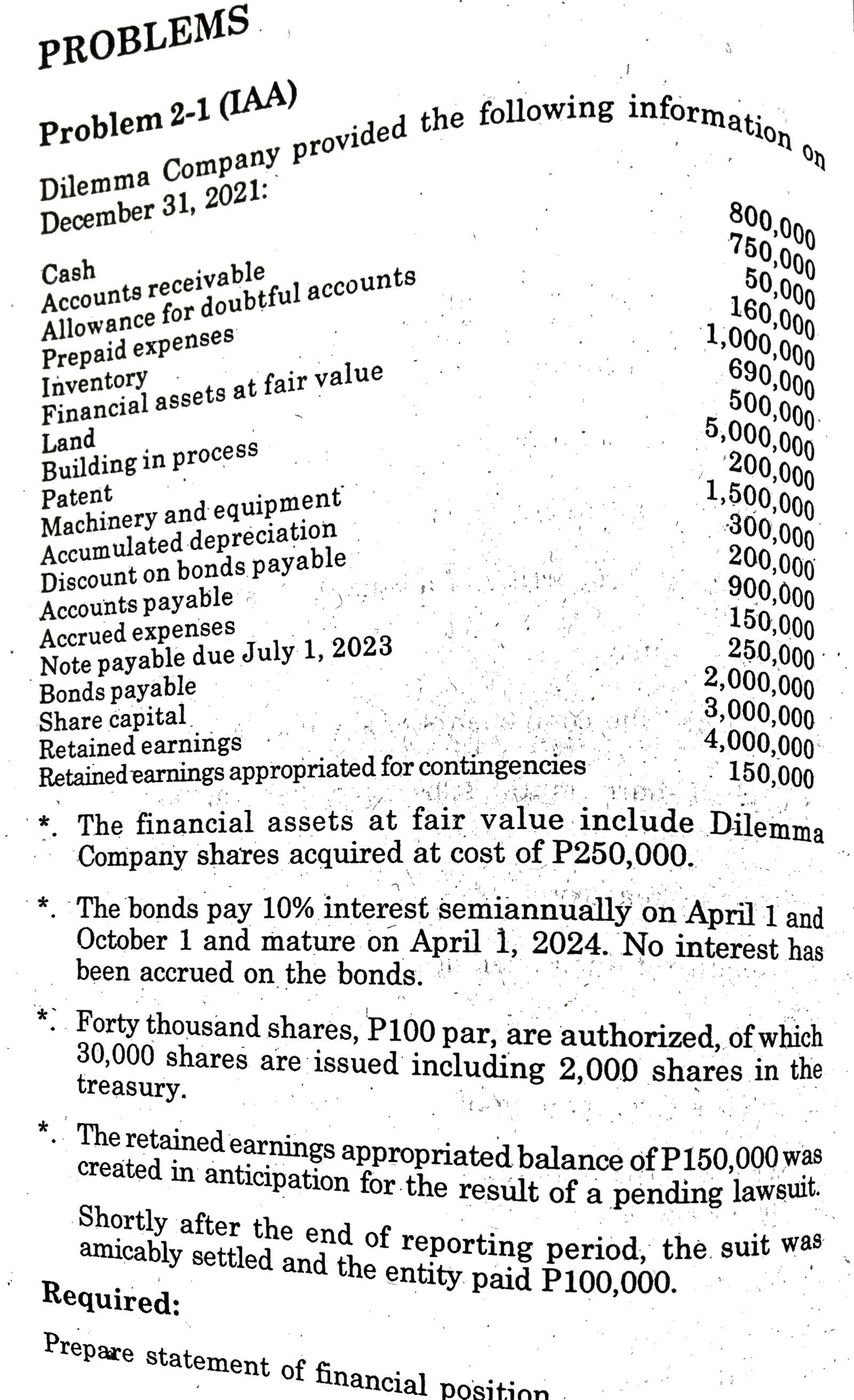 Chapter 2 Prob IA3 - None - Accountancy - Studocu