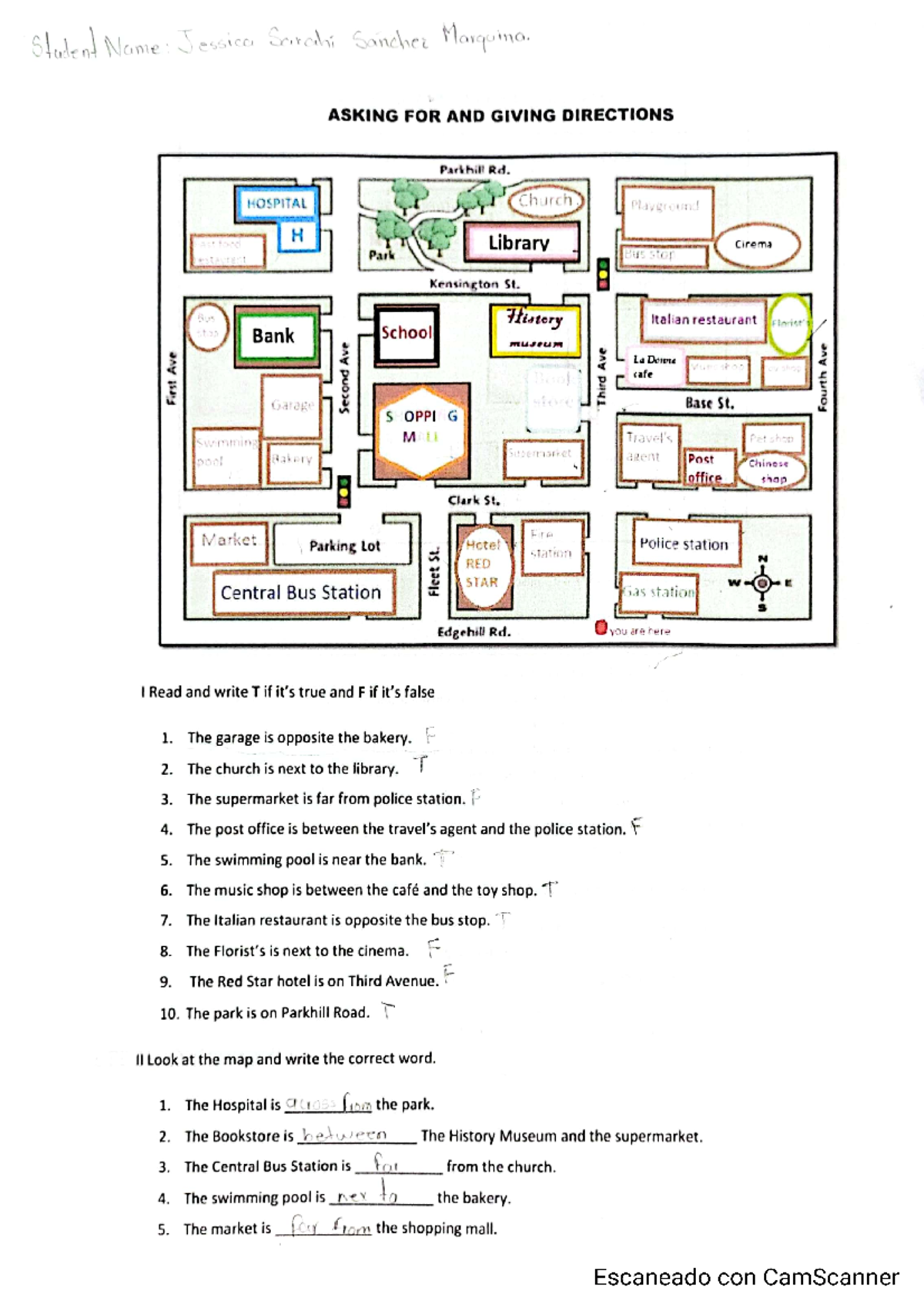 Directions - Material - ingles - Studocu
