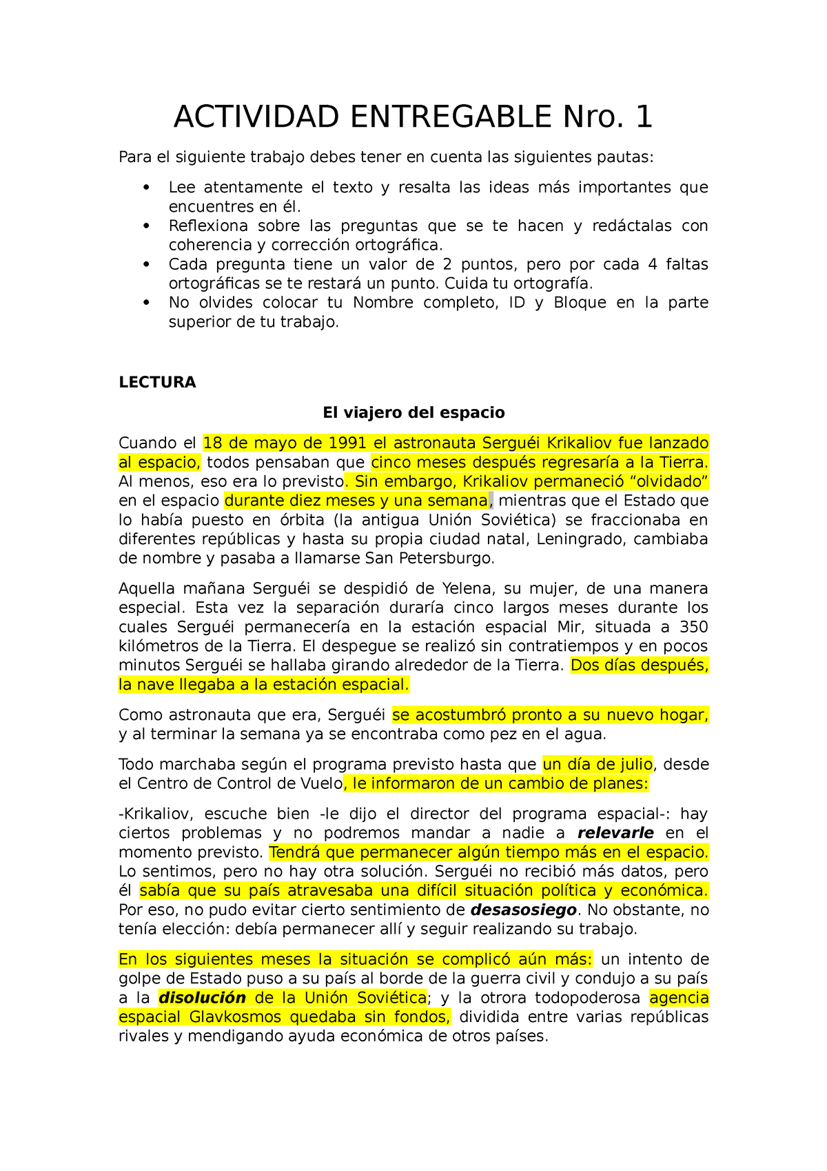 Entregable 1lenguajey Comunicación Actividad Entregable Nro 1 Para El Siguiente Trabajo Debes 1429