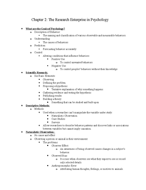 Chapter 3 PSYC Notes - The Biological Bases of Behavior: o Behavior ...