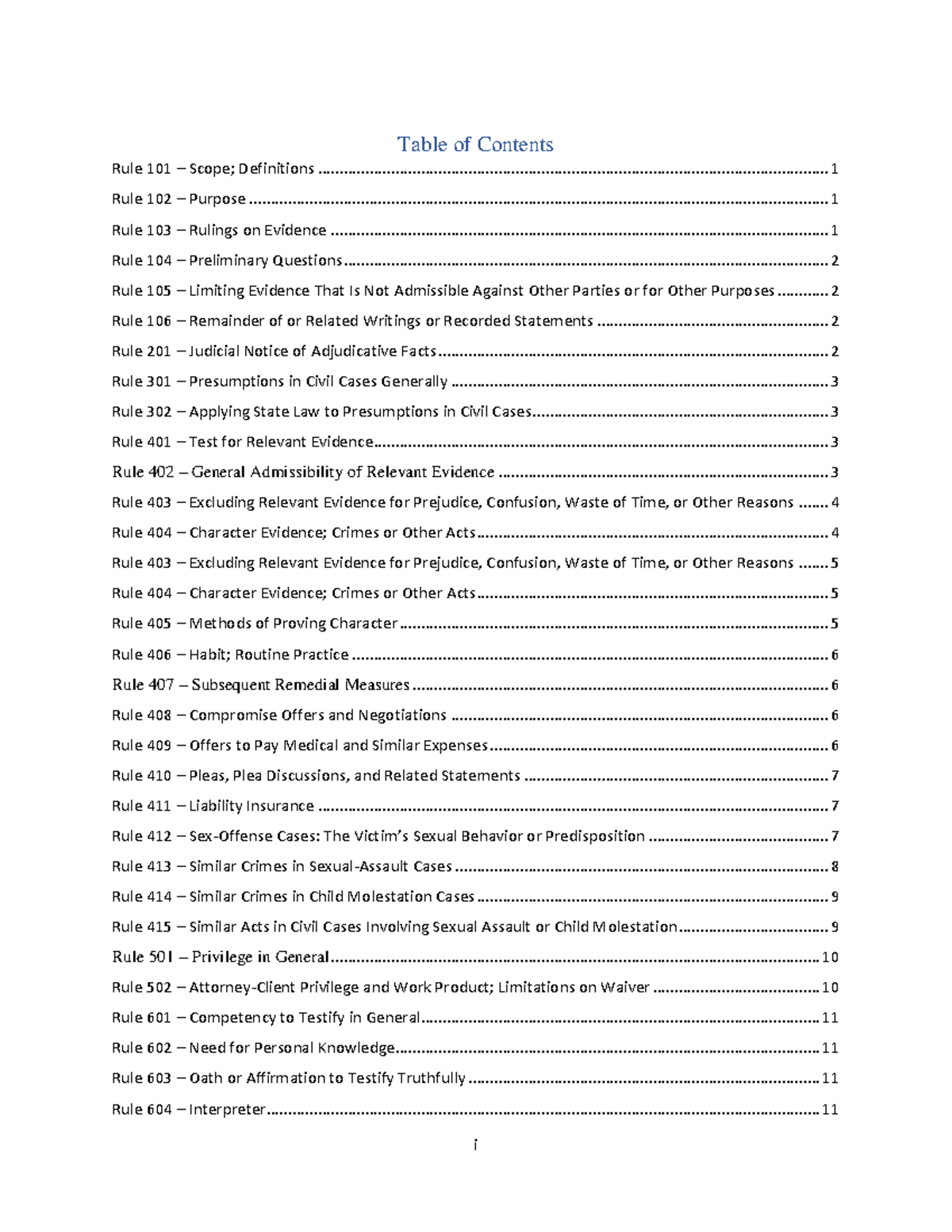 rules-of-evidence-course-notes-i-rule-101-scope-definitions