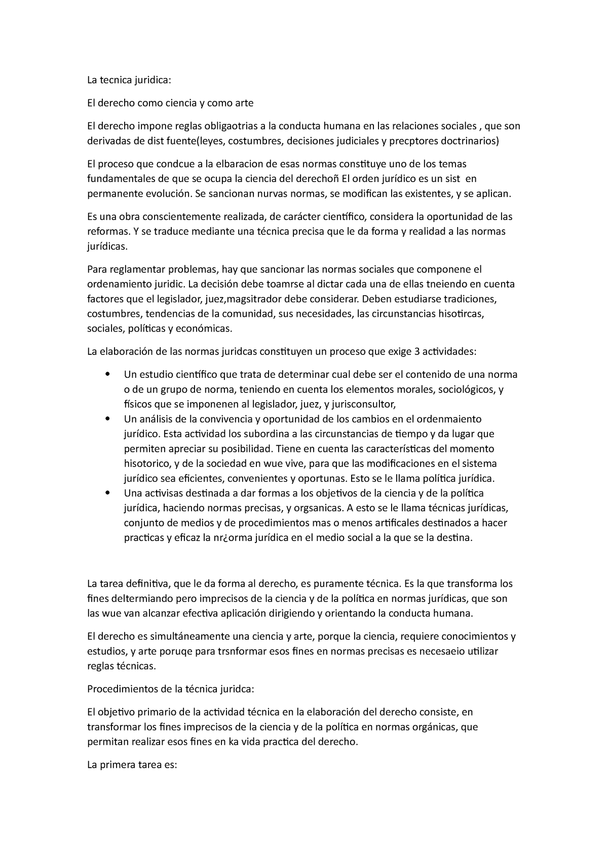 La Tecnica Juridica Capitulo Completo La Tecnica Juridica El Derecho Como Ciencia Y Como 0281