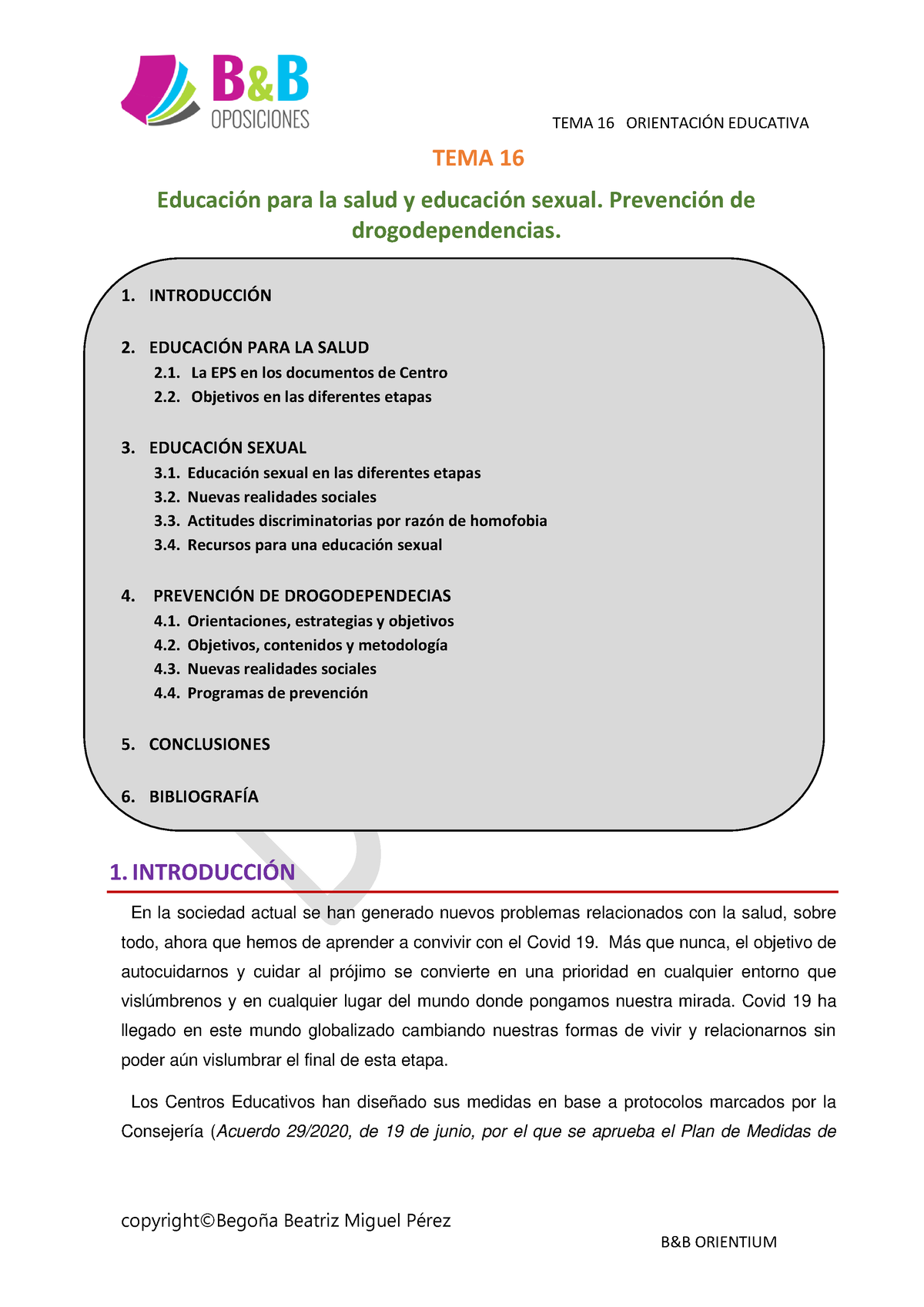 TEMA-16-B - Oposiciones Orientación Educativa - TEMA 16 ORIENTACIÓN ...