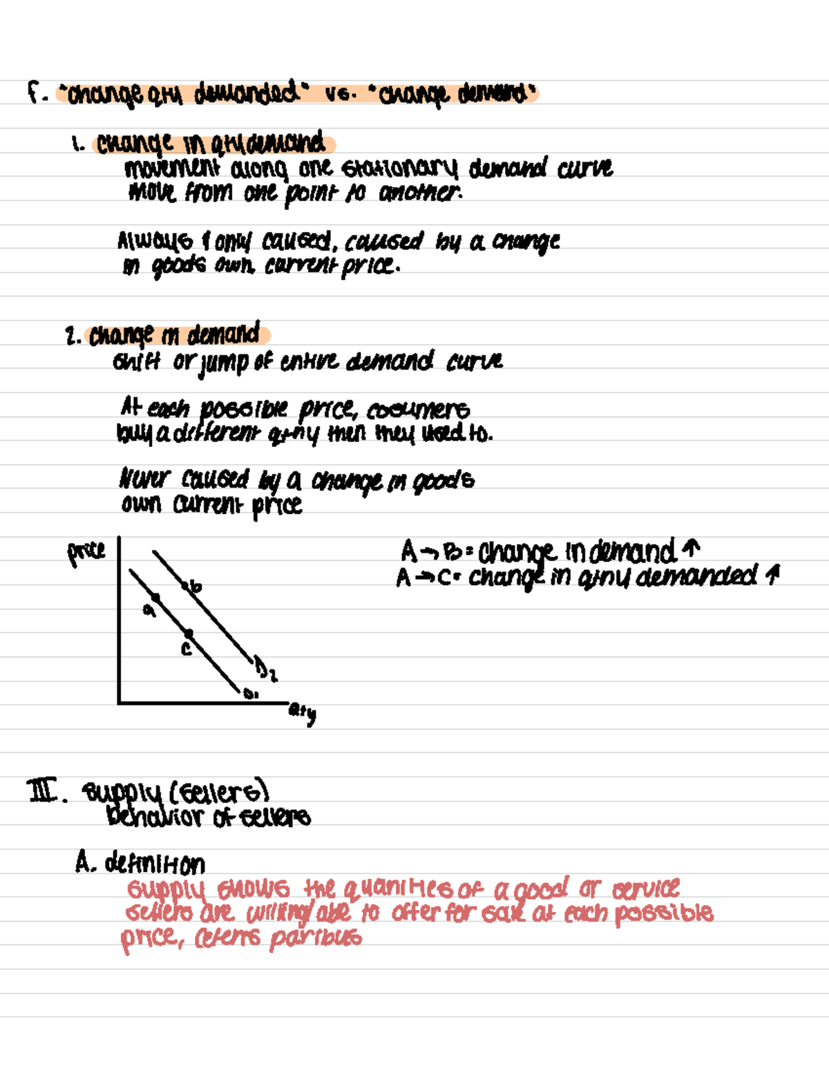 Principles Of Macroeconomics Pg 5 - F. " Change Qtu Demanded " Us ...