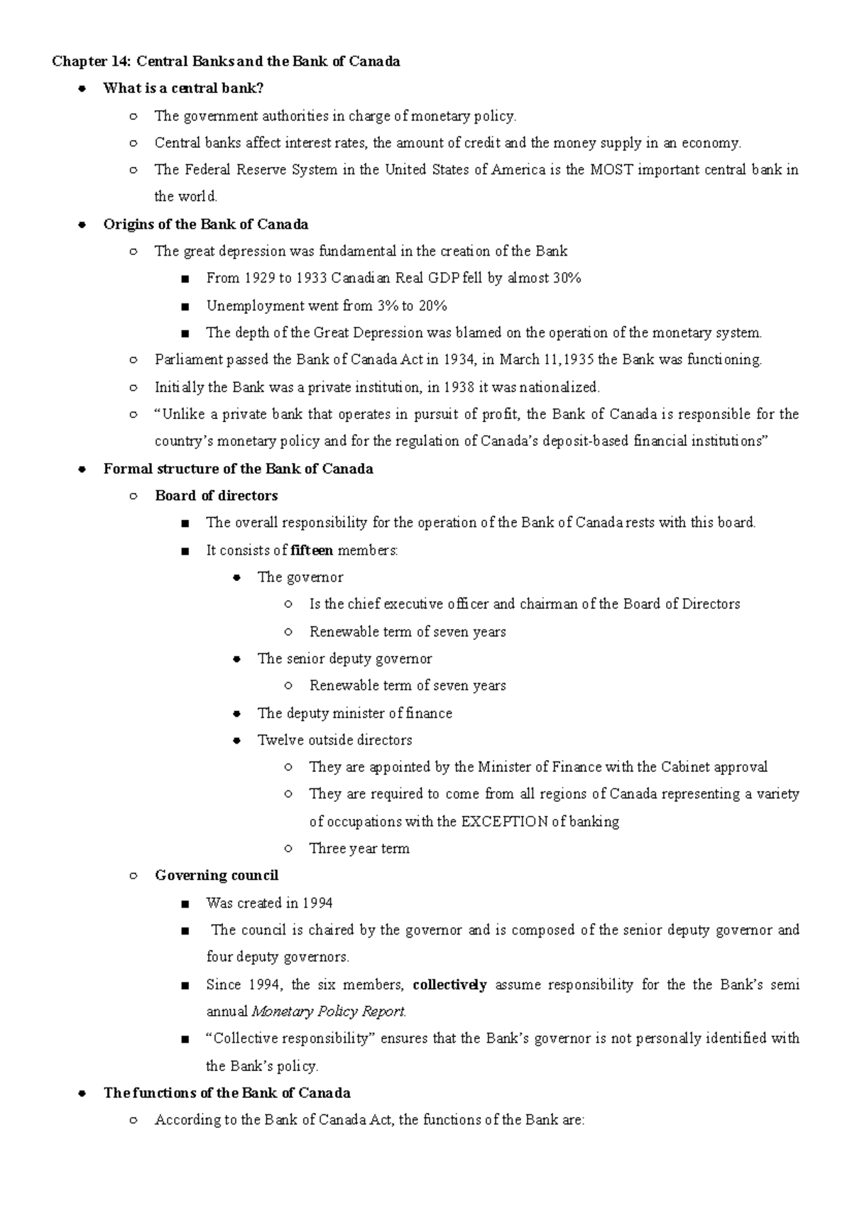 chapter-14-central-banks-and-the-bank-of-canada-central-banks-affect