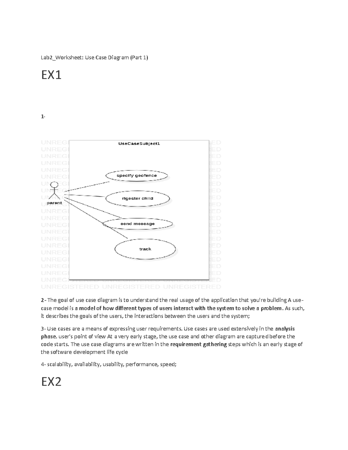 Document 2 - Lecture notes 5 - Lab2_Worksheet: Use Case Diagram (Part 1 ...