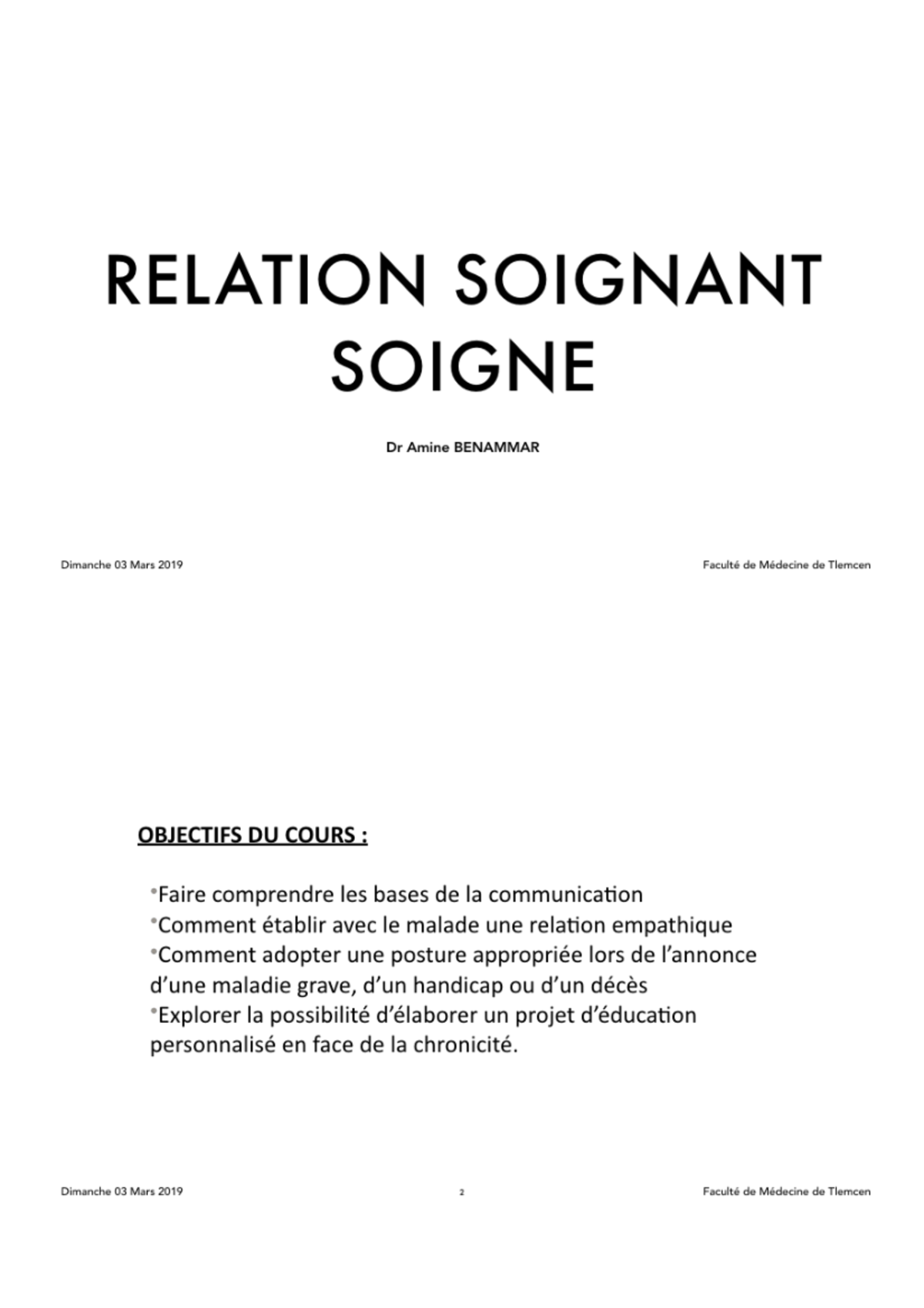 cours medecine 1ere année Médecine Studocu