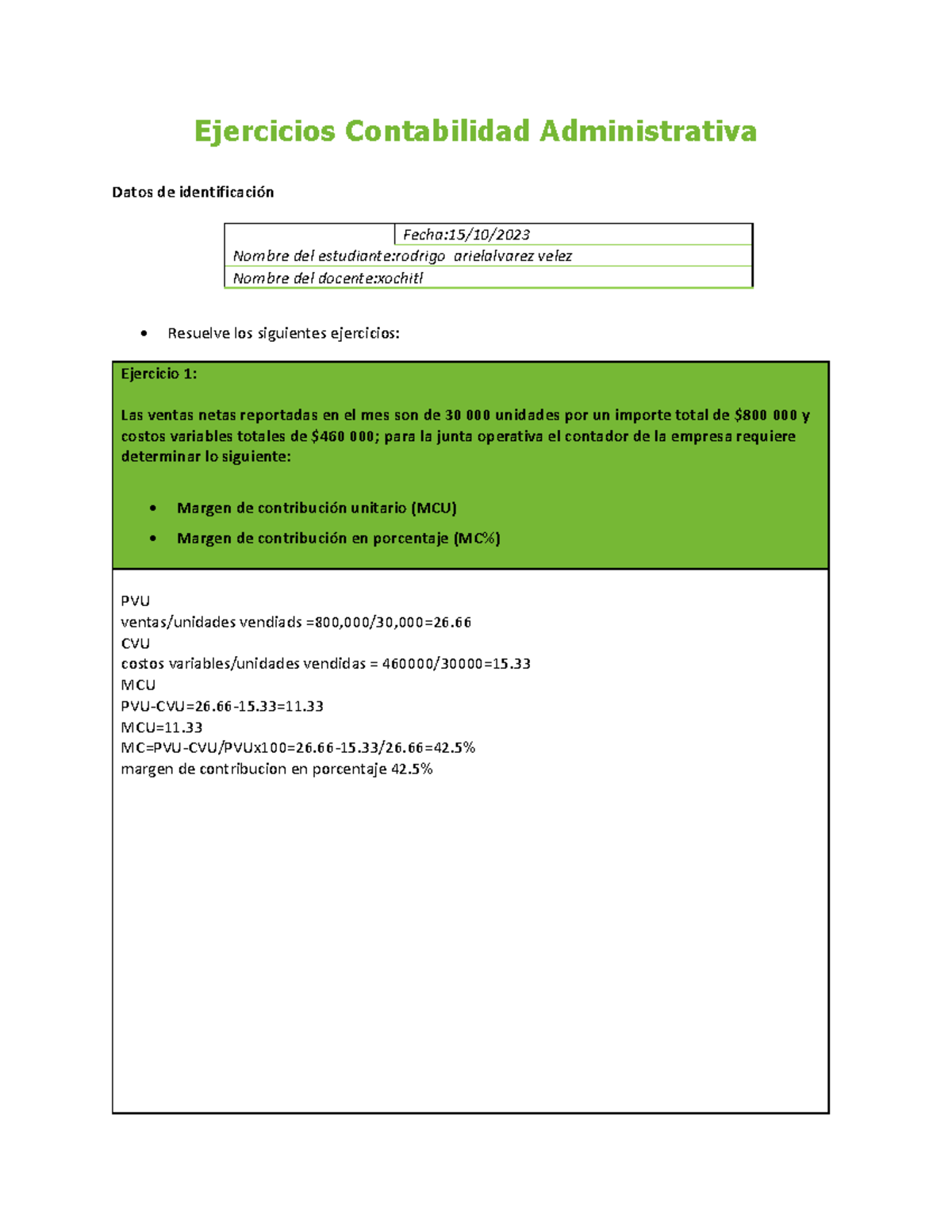 Act 5 Conta Admin - Bb Act 5 - Ejercicios Contabilidad Administrativa ...