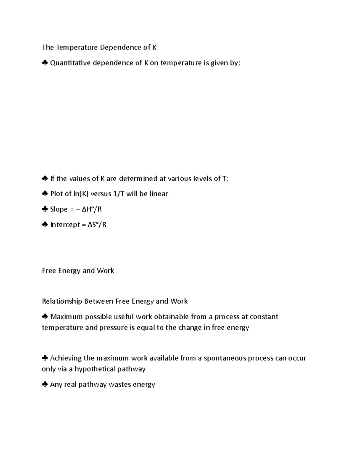 145 - The Temperature Dependence of K - The Temperature Dependence of K ...