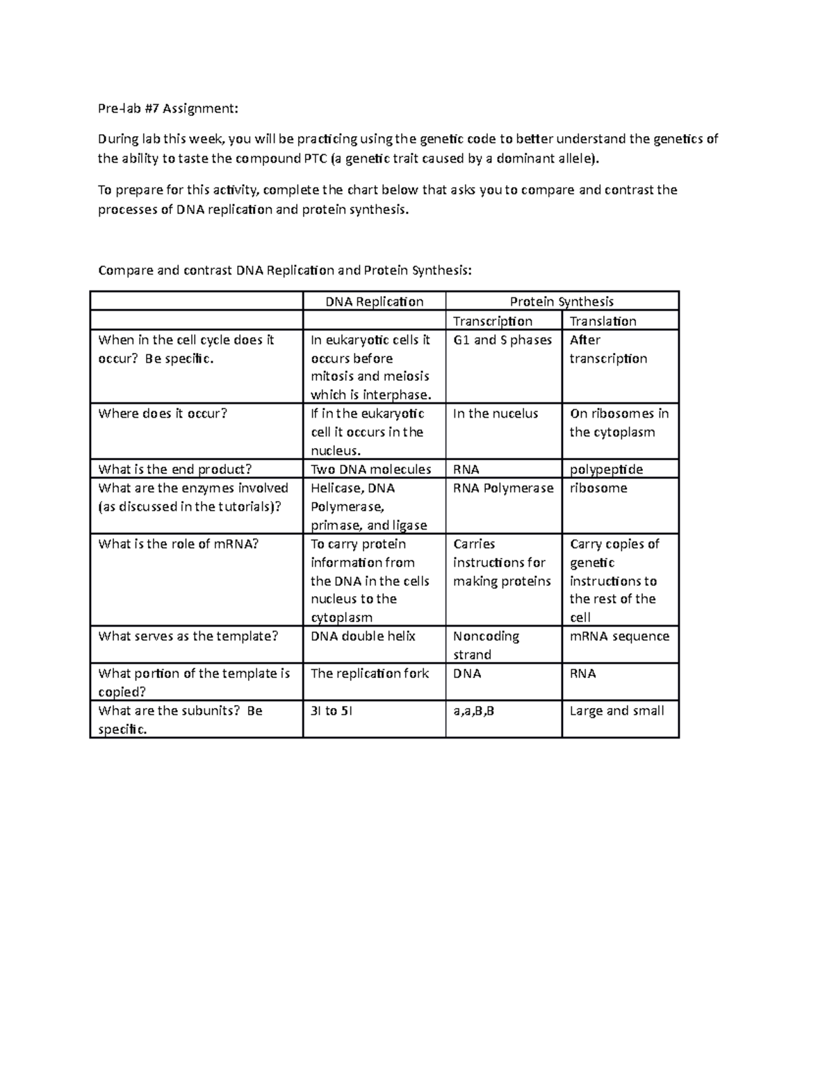 pre lab assignment 27a questions 1 8