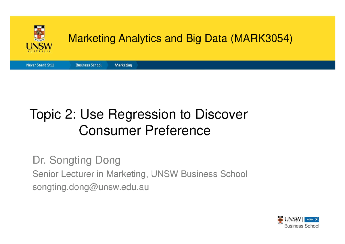 regression-analysis-for-consumer-preference-studocu