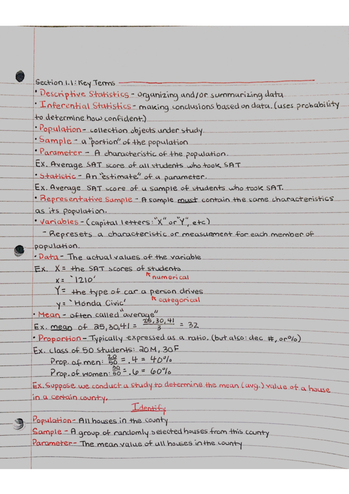 Elementary Stats Notes - 1401 - Studocu