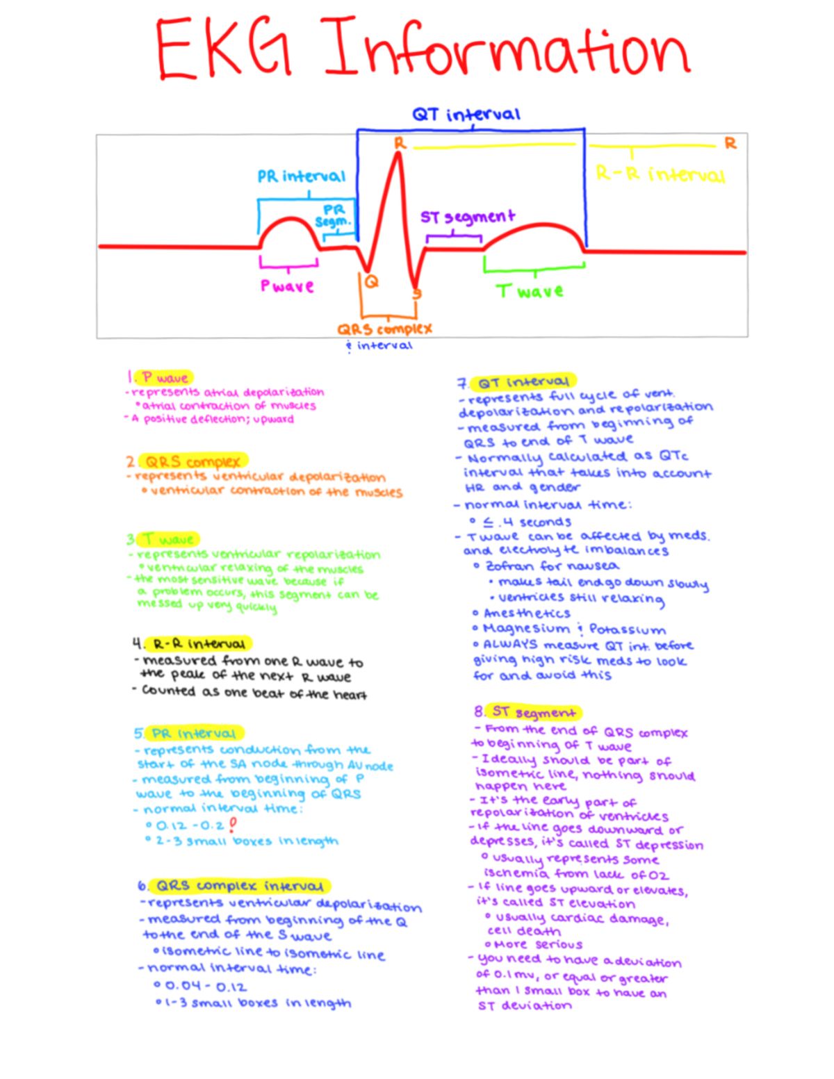Ekg study guide - NSG 356 - Studocu