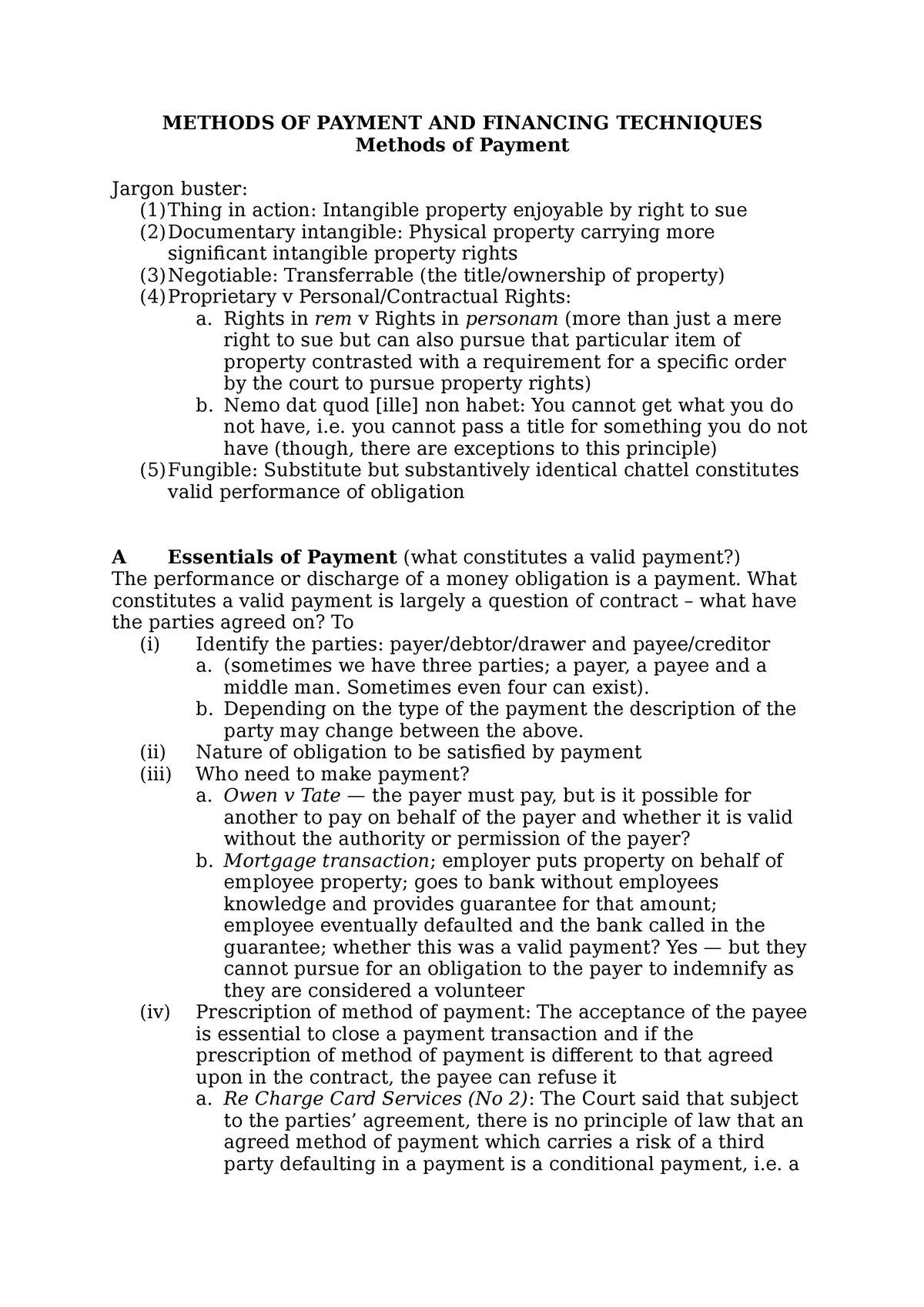 methods-of-payment-and-financing-techniques-lecture-methods-of