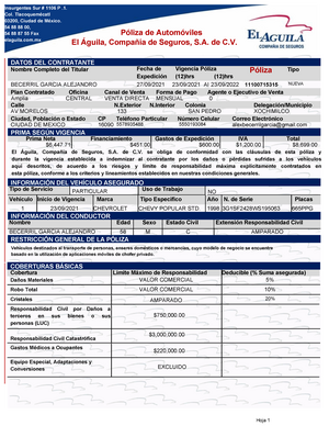 PDF 340 205 088 clase - Col. Tlacoquemécatl 03200, Ciudad de México. 54 88  88 00, 54 88 87 55 Fax - Studocu