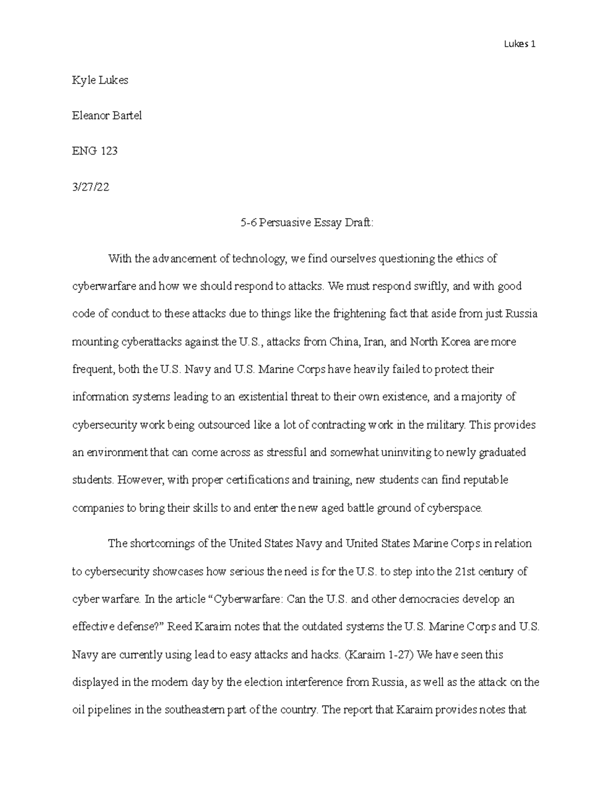 5 6 assignment persuasive essay draft assignment