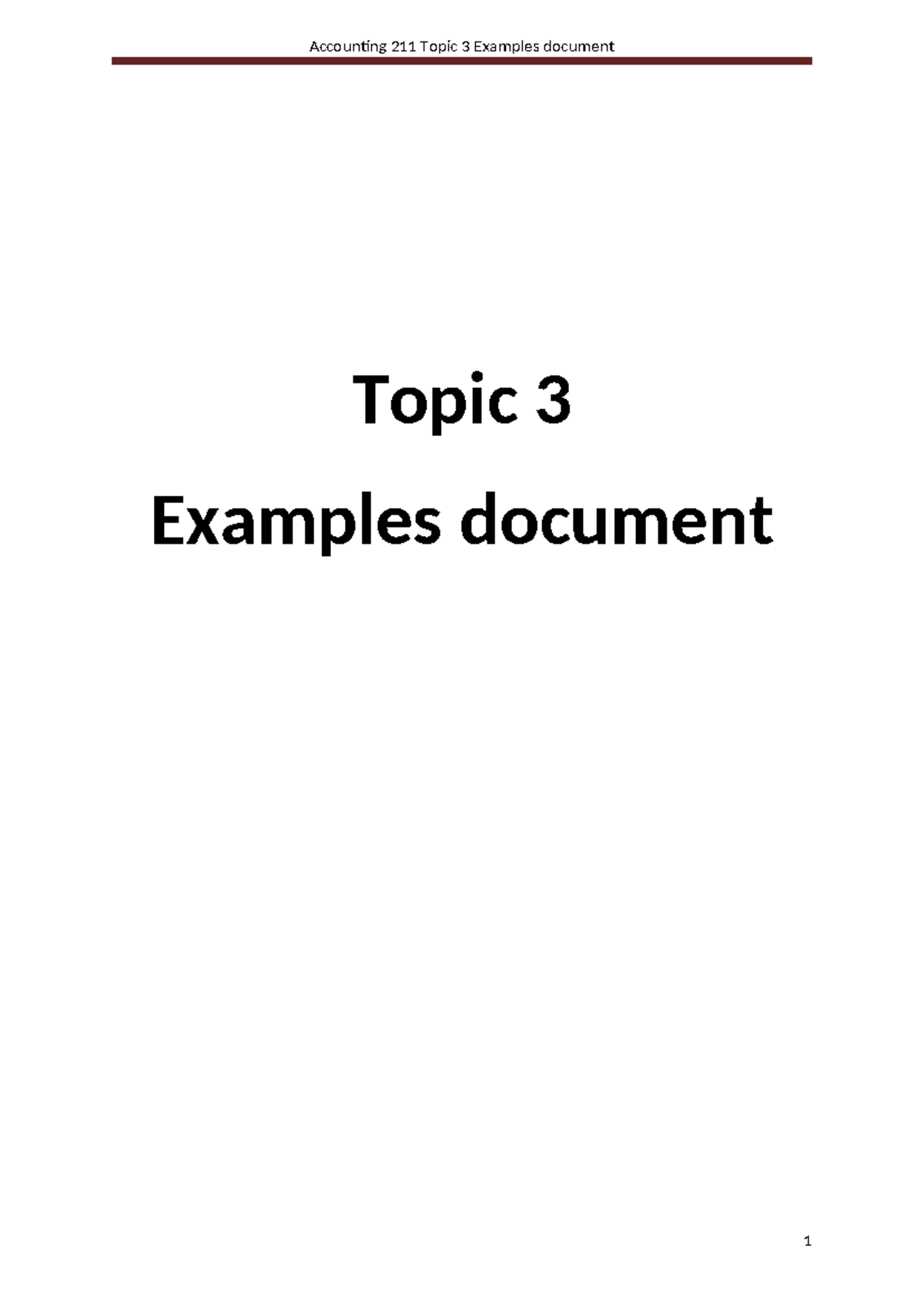 Topic 3 PPE Examples document - Topic 3 Examples document Question 1 In ...