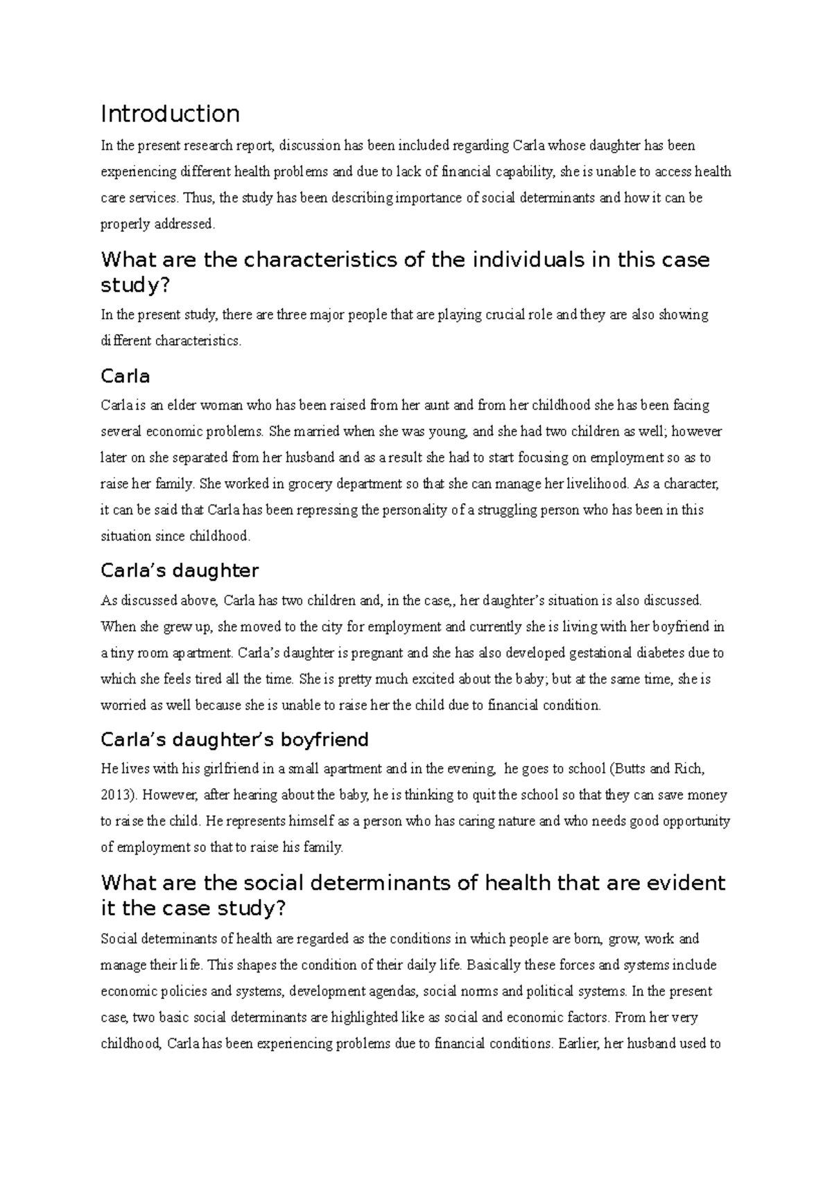 Carla internet sample - Introduction In the present research report ...