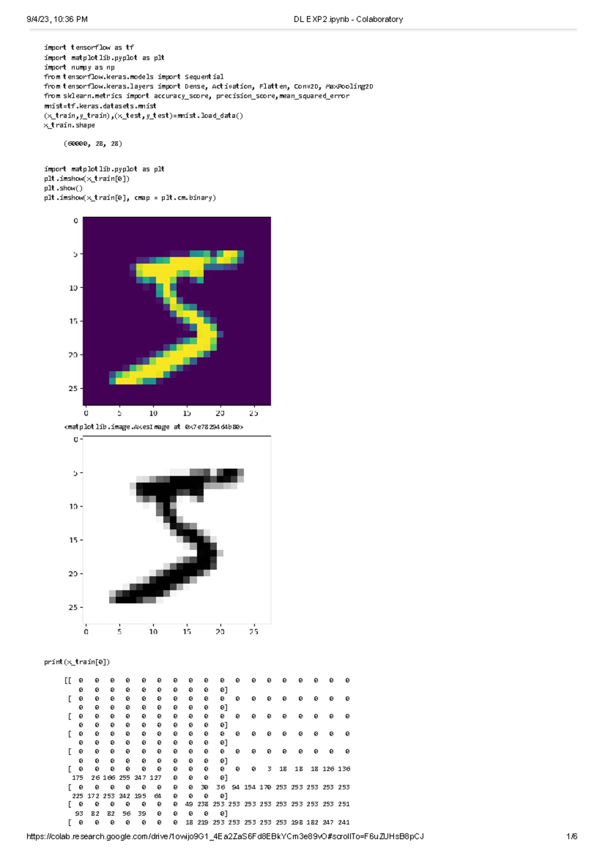 Deep Learning Manual 1 085457 - EX. PROGRAM FOR FEATURE EXTRACTION FROM ...