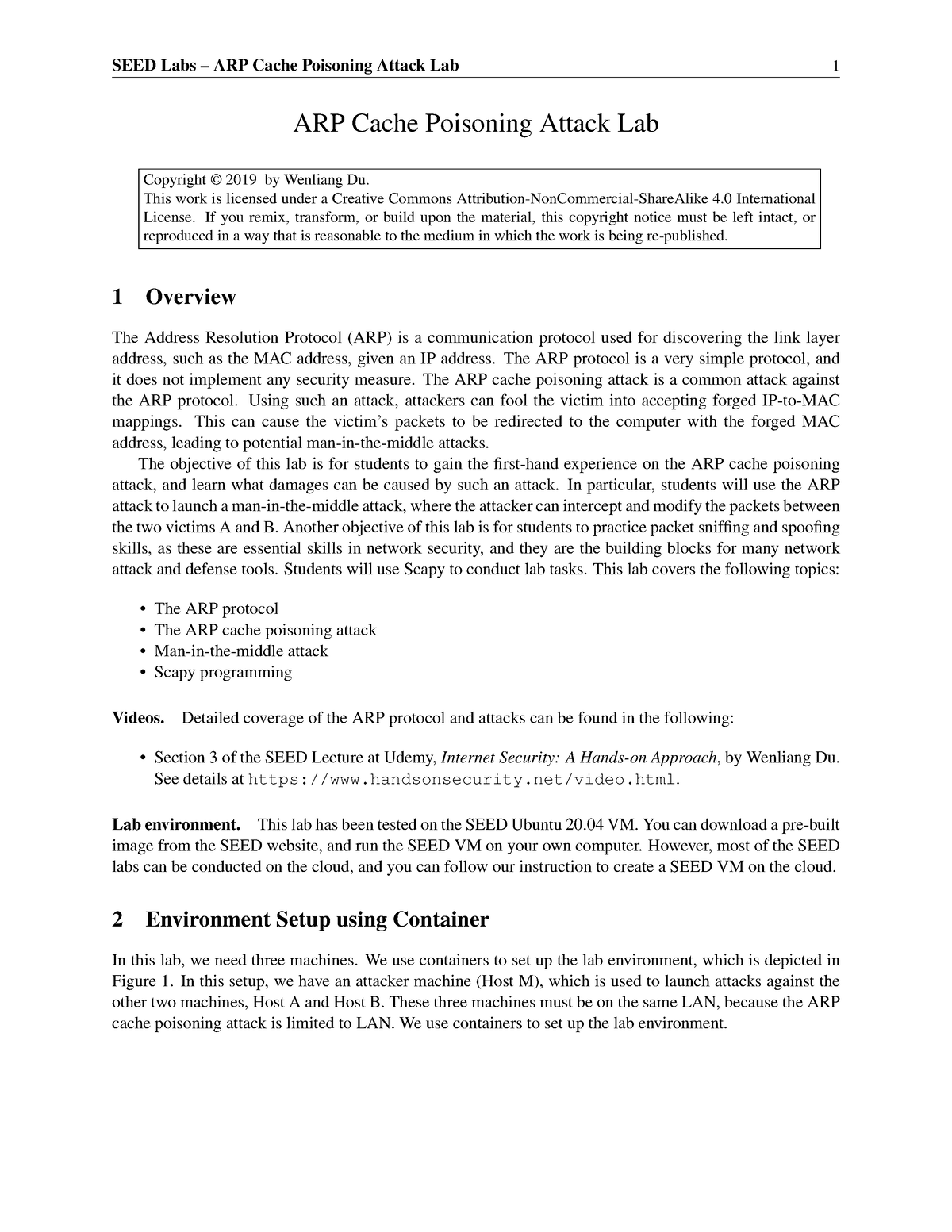 arp-attack-arp-cache-poisoning-attack-lab-copyright-2019-by