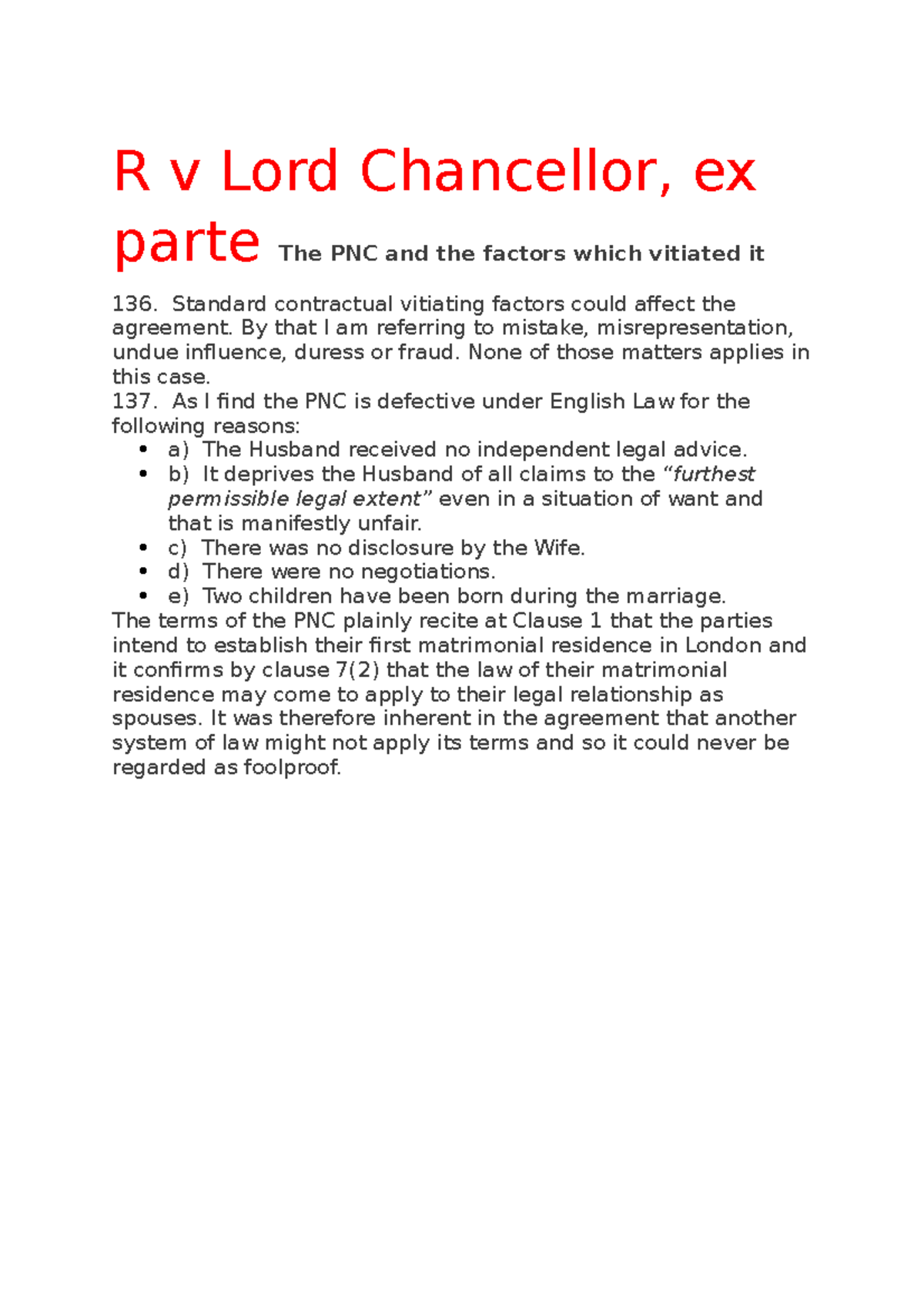Document 1 Case Law R v Lord Chancellor, ex parte The PNC and the