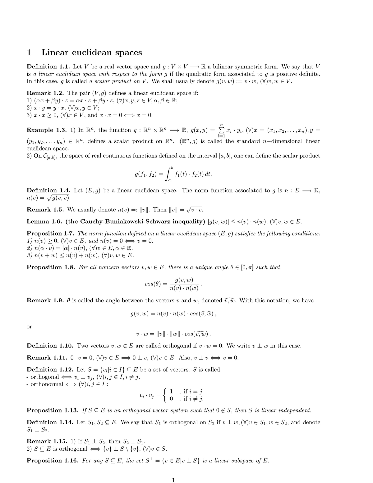 C2 Euclidean Handouts Lecture Notes 2 Studocu
