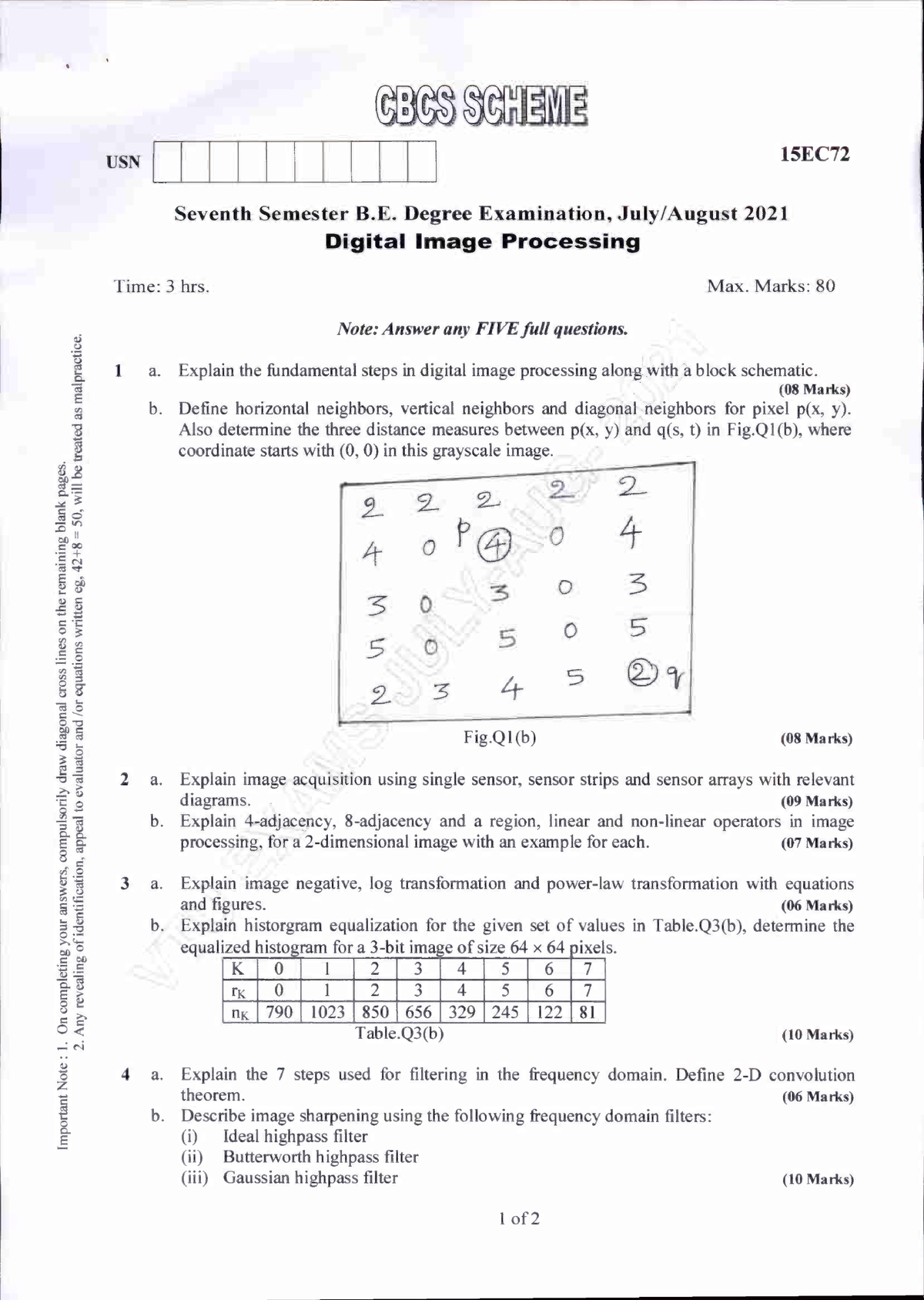 operation research question paper vtu mba