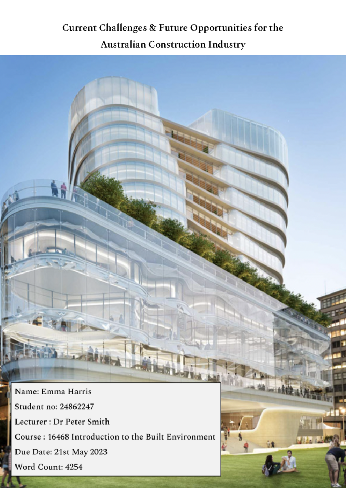 Industry Report - Current Challenges & Future Opportunities for the ...