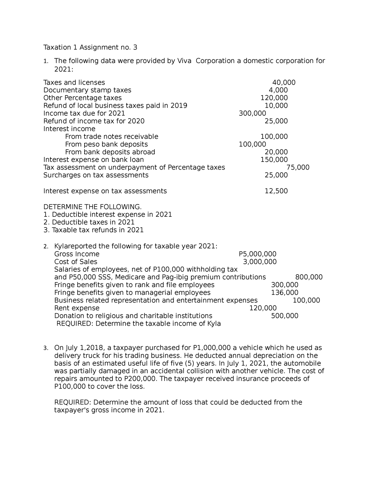 tax assignment adalah