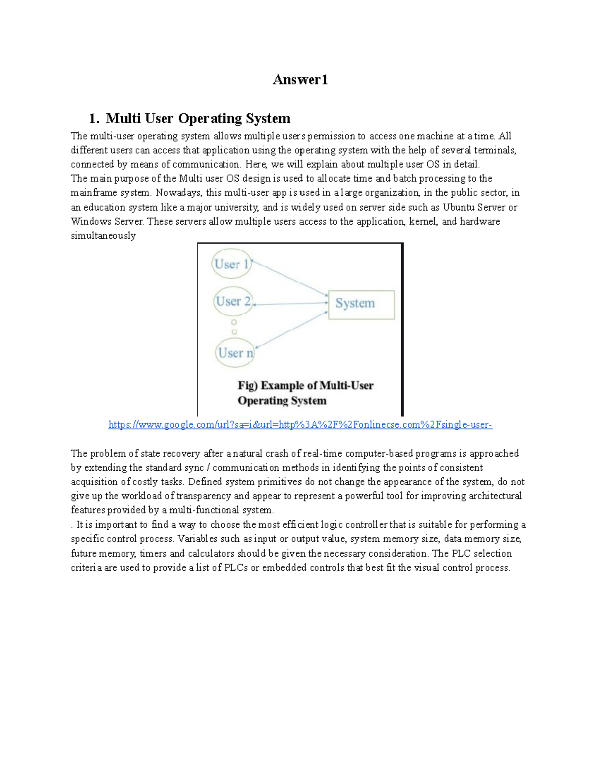 New os assignment 2 - Operating systems - Computer Graphics - UoN - Studocu