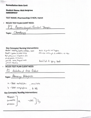 Kaplan Secure Predictor B NGN Remediation - Kaplan Remediation Cards ...