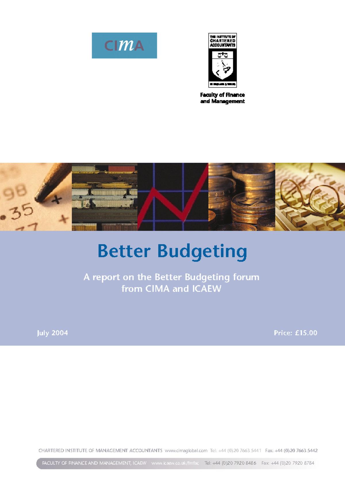 Betterbudgeting techrpt 2004 - FACULTY OF FINANCE AND MANAGEMENT, ICAEW ...