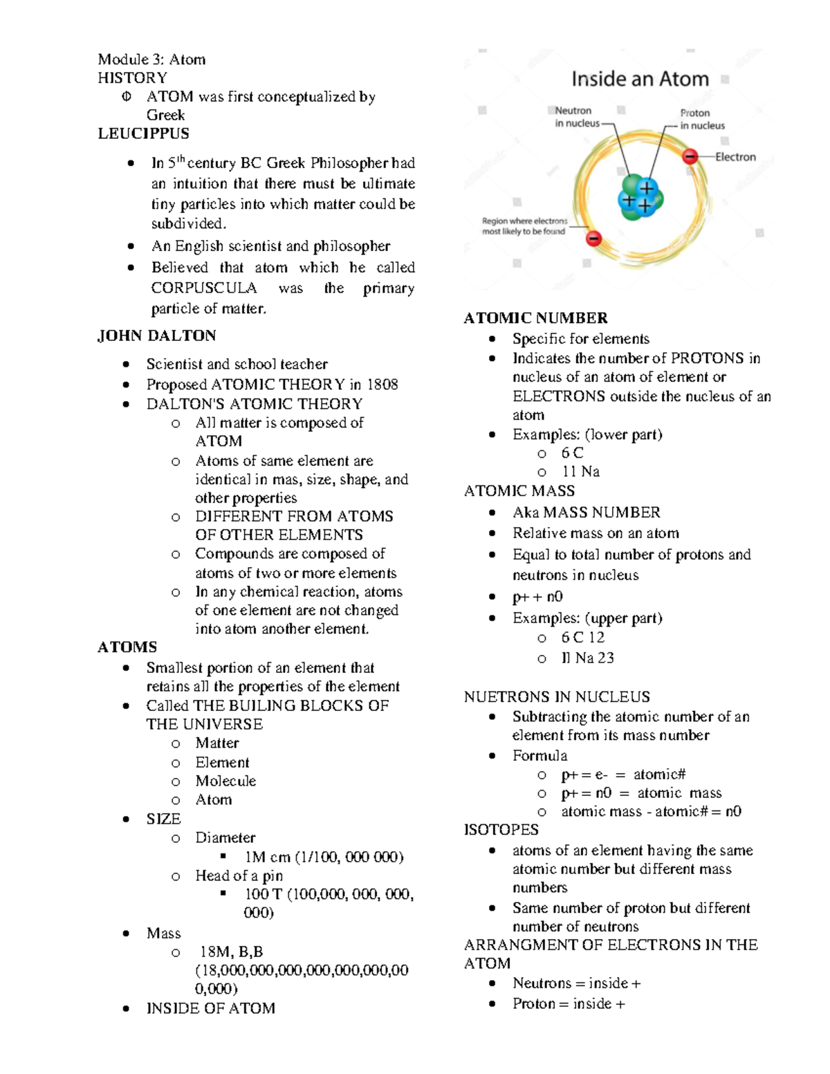 Inorganic Chemistry Module 3 - Medtech - Studocu