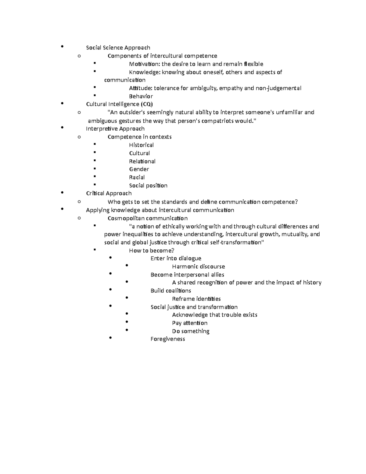Ch 12 effective intercultural communication - Social Science Approach o ...