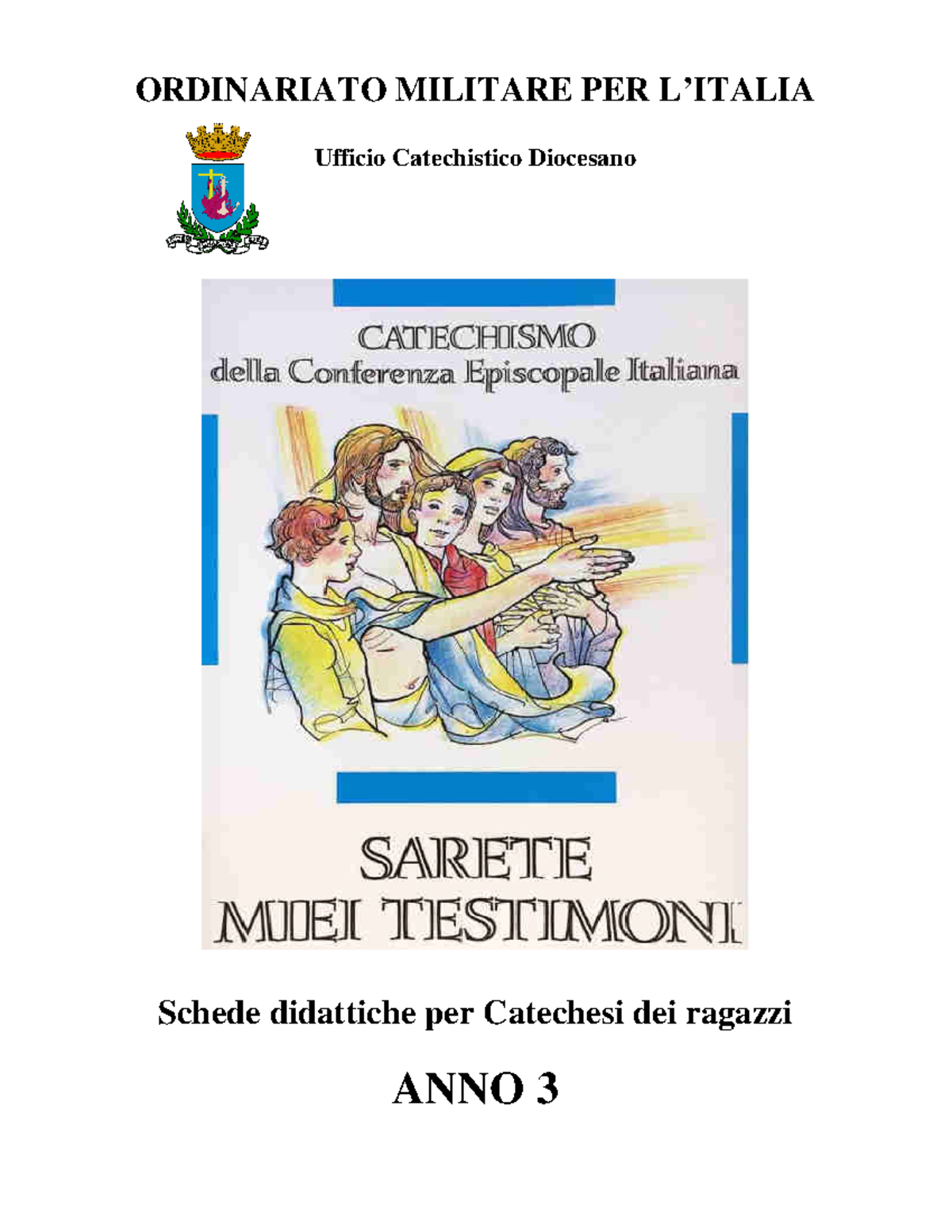 sarete miei testimoni schede operative pdf