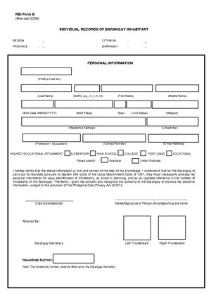 RBI-FORM-A-By Household Revised 2024 Blank - RBI FORM A (Revised 2024 ...