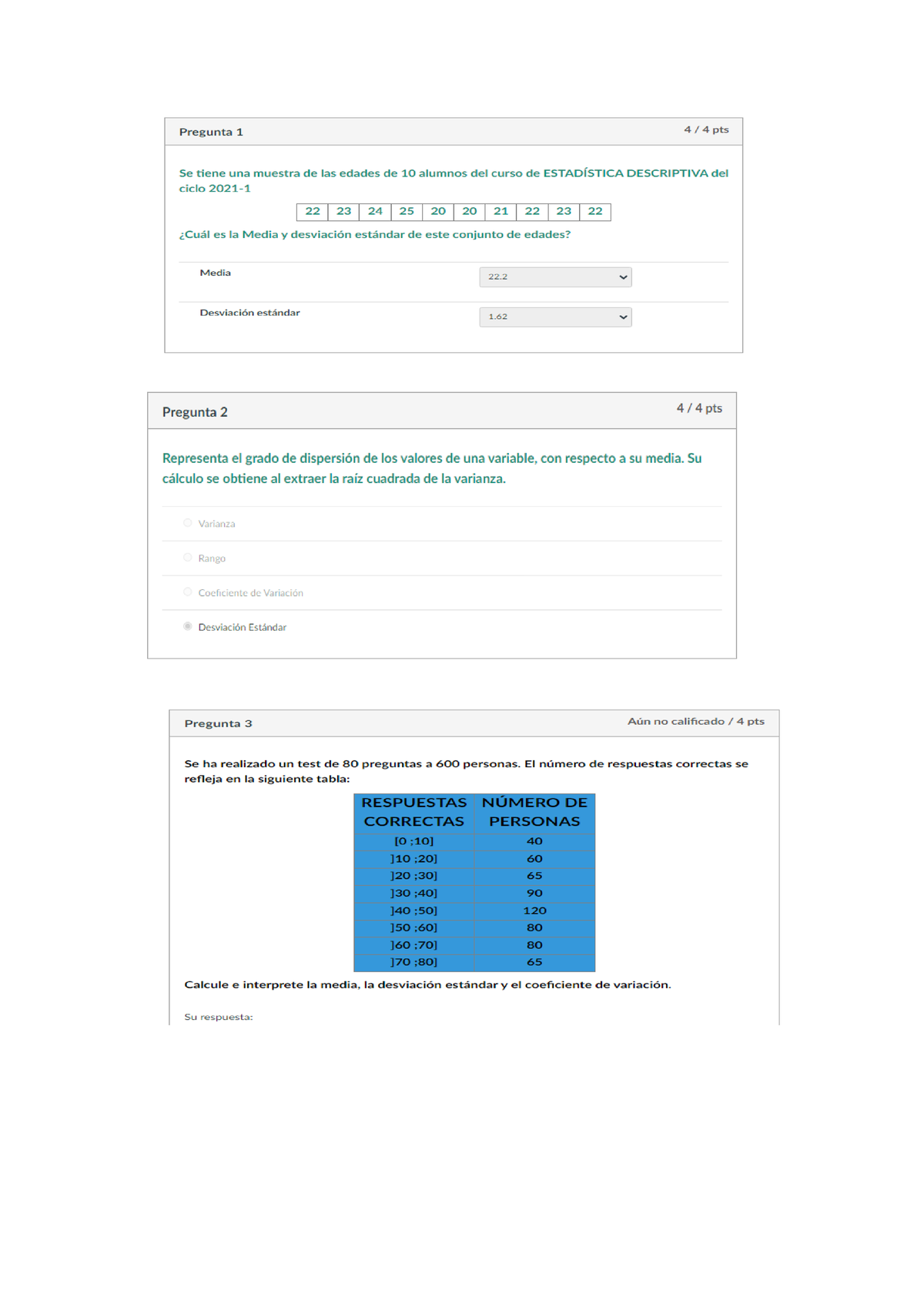 Examen Parcial Estaditica - Estadistica Descriptiva Y Probabilidades ...