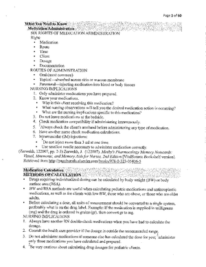 Chapter 31 Medication Administration - Chapter 31: Medication ...