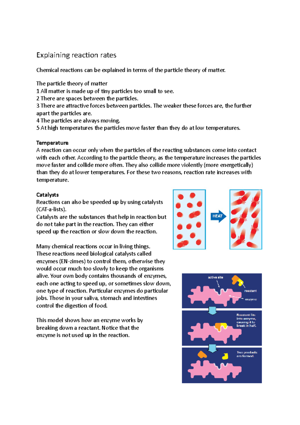 16. Explaining reaction rates - Explaining reaction rates Chemical ...